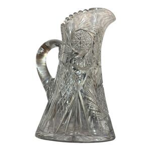Wonderful Antique ABP Brilliant Period Cut Glass Water Pitcher